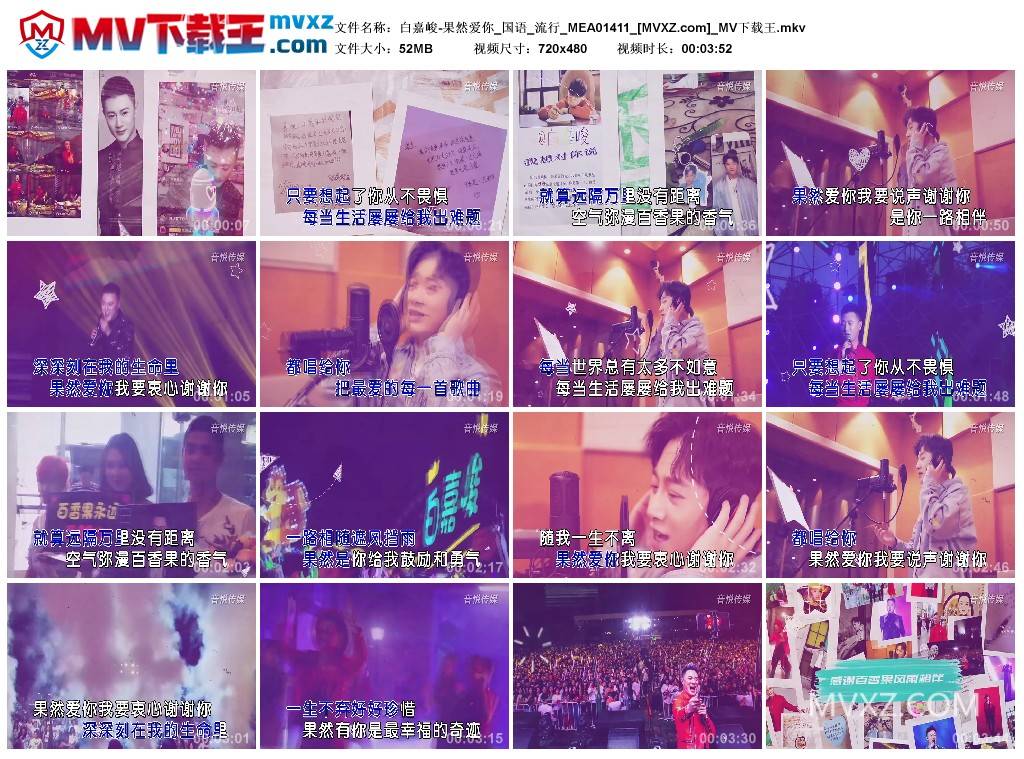 白嘉峻-果然爱你_国语_流行_MEA01411